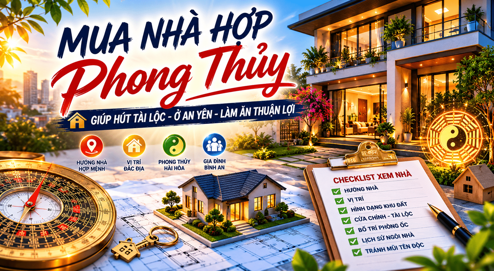 Những lưu ý phong thủy khi mua nhà