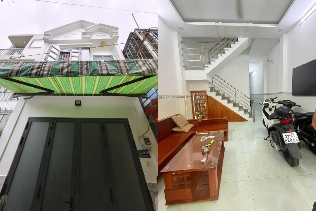 NHÀ QUẬN 12 GIÁP GÒ VẤP – 3 TẦNG – 3PN – HXH – KHU AN NINH