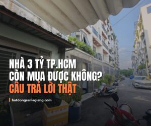 Nhà 3 tỷ ở TP.HCM còn mua được không? Câu trả lời thật năm 2026