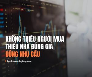 Thị trường nhà phố không thiếu người mua — thị trường thiếu sản phẩm đúng nhu cầu và đúng giá