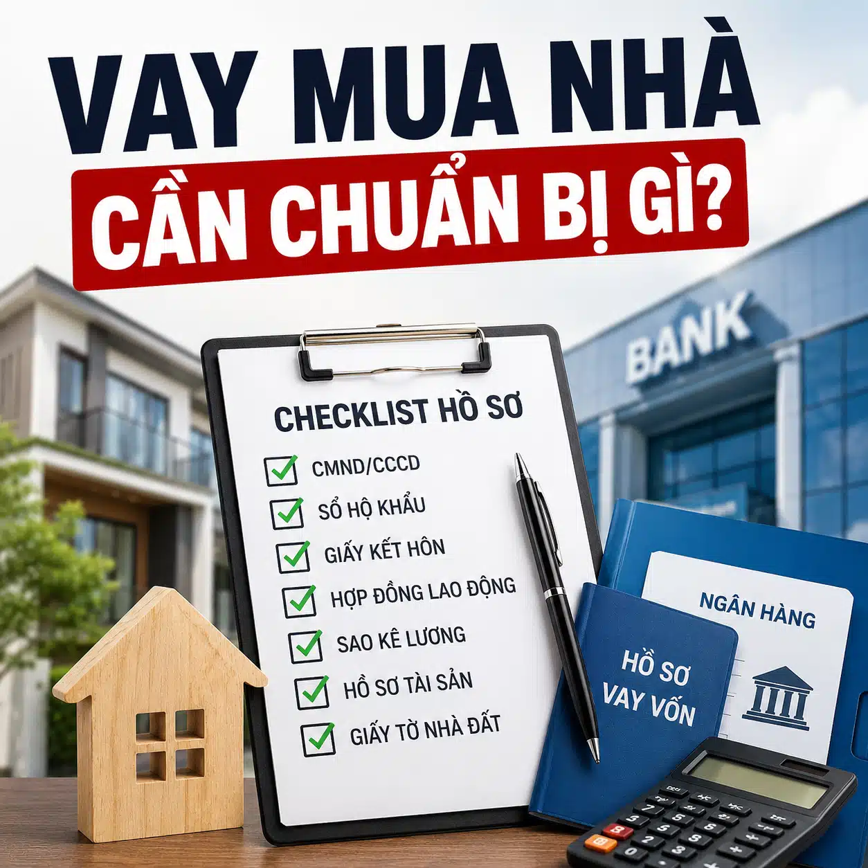 hồ sơ vay ngân hàng mua nhà 2026
