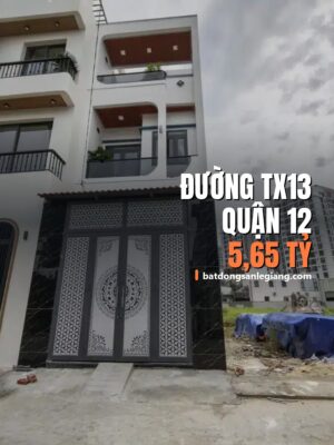 Bán nhà đường TX13 – P. Thạnh Xuân, Quận 12 – 56m², 5,65 tỷ