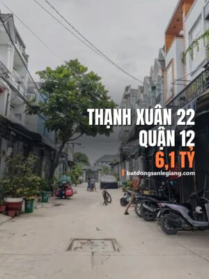 Bán nhà đường Thạnh Xuân 22 (TX22), Quận 12 – 60m², 6,60 tỷ