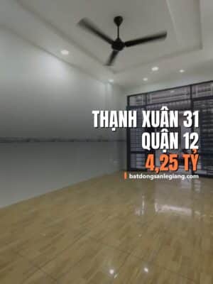 Bán nhà đường Thạnh Xuân 31, Quận 12 – 53m², 4,25 tỷ
