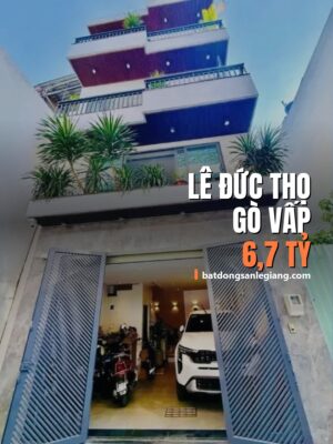 Bán nhà đường Lê Đức Thọ, Phường 15, Gò Vấp – 6,70 tỷ