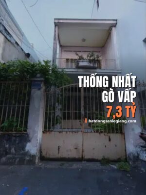 Bán nhà đường Thống Nhất, Phường 11, Gò Vấp – 75m², 7,30 tỷ