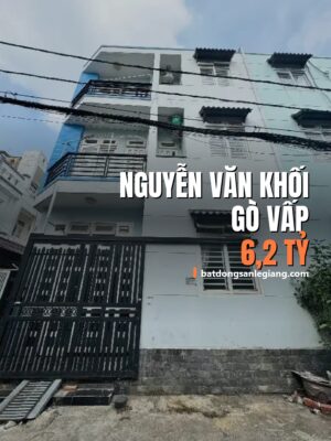 Bán nhà đường Nguyễn Văn Khối, Phường 11, Gò Vấp – 50m², 6,20 tỷ