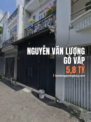 Bán nhà đường Khu vực sau sân banh Đạt Đức, Phường 16, Gò Vấp – 5,80 tỷ