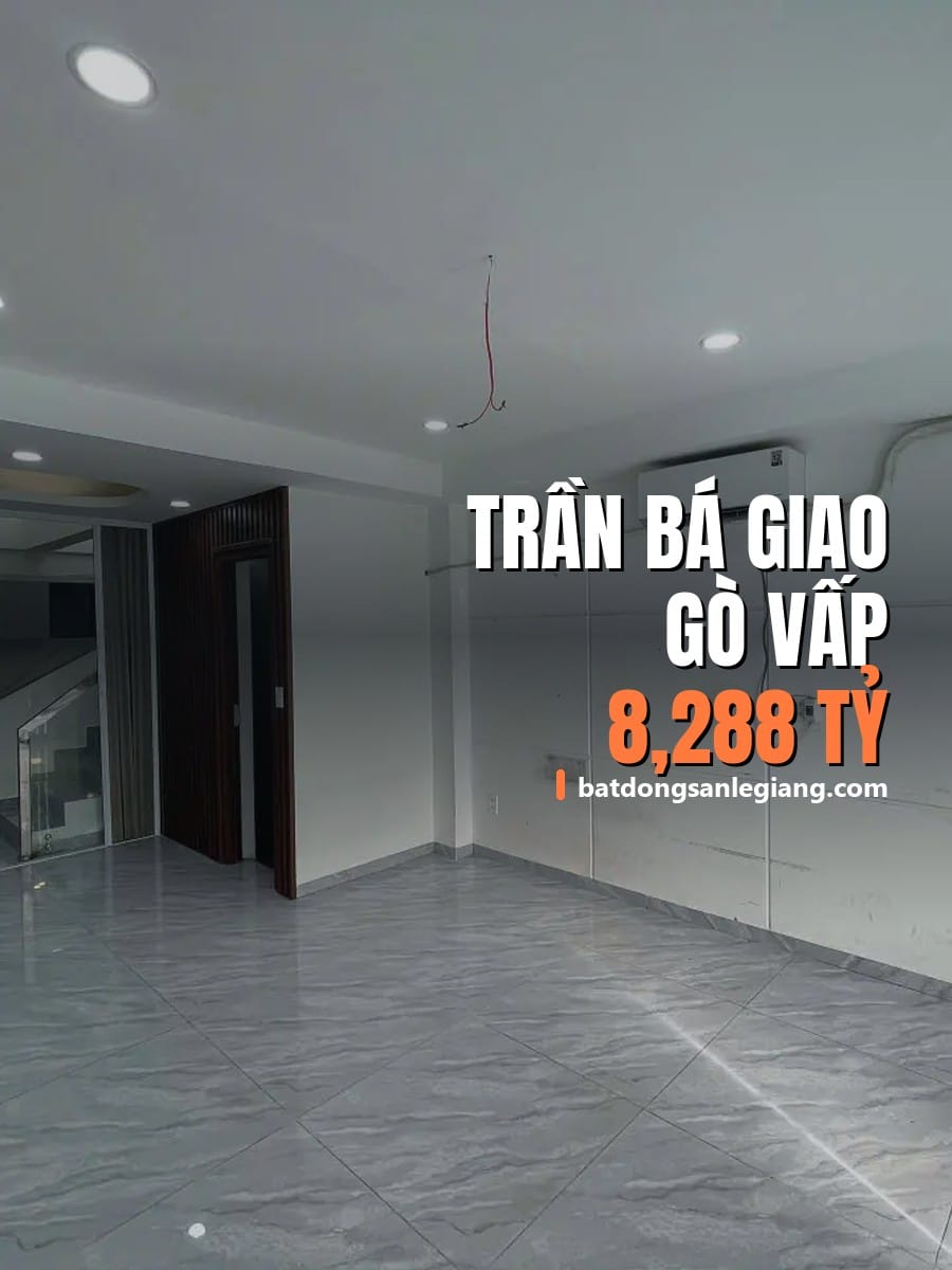 Bán nhà đường Trần Bá Giao, Gò Vấp – 8,288 tỷ Bán nhà đường Trần Bá Giao, Gò Vấp – 8,288 tỷ