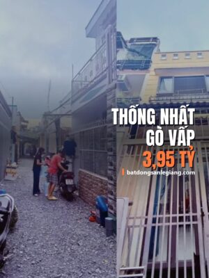 Bán nhà đường Thống Nhất, P.An Hội Đông, Gò Vấp – 35m², 3,95 tỷ