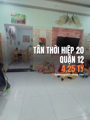 Bán nhà đường Tân Thới Hiệp 20, Quận 12 – 4,25 tỷ