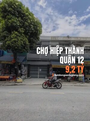 Bán nhà đường Chợ Hiệp Thành, Quận 12 – 64m², 9,20 tỷ