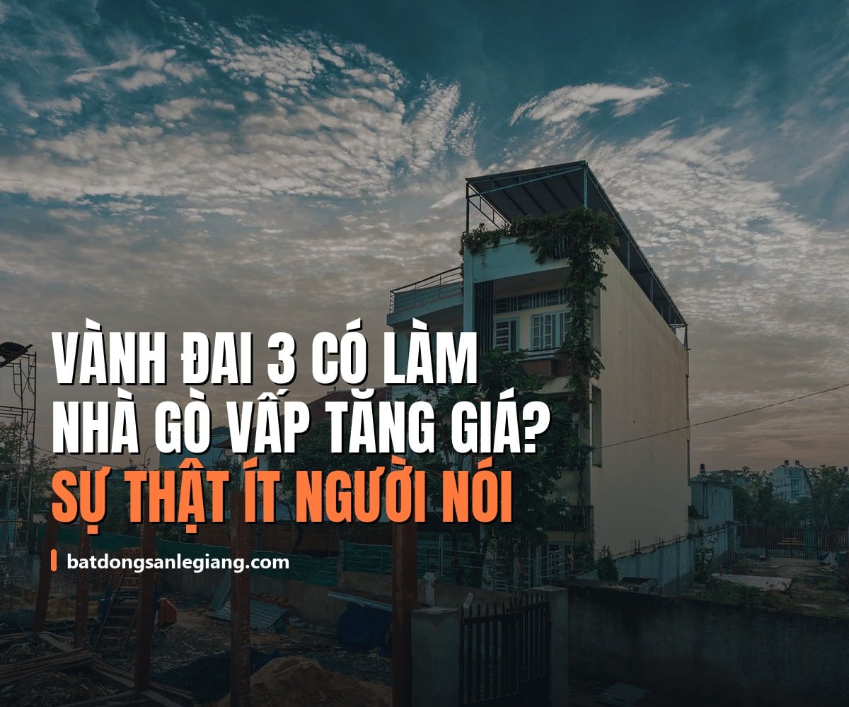 Vành đai 3 TP.HCM và nhà phố Gò Vấp – tuyến có đi qua không, tác động giá thế nào
